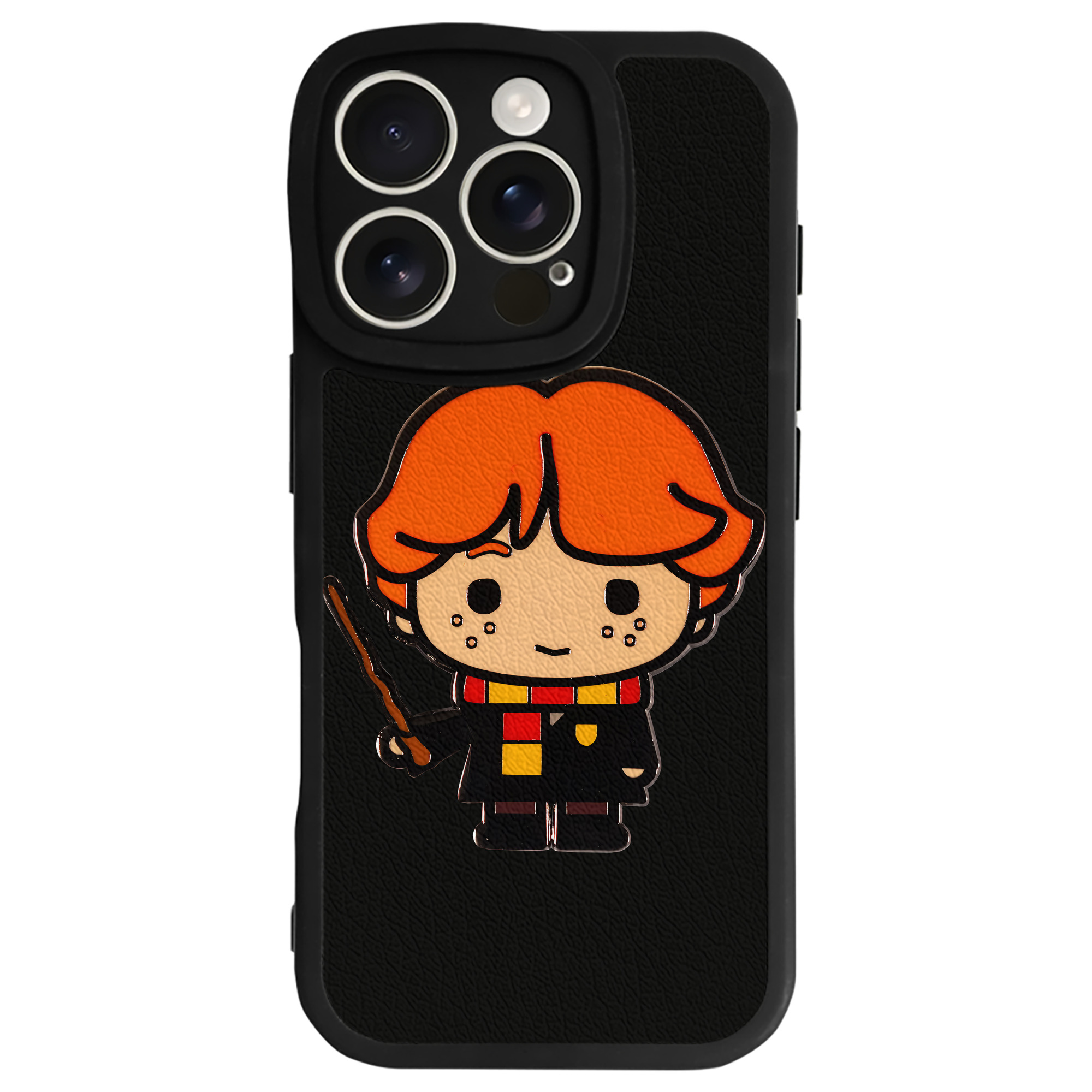 （画像用） Harry Potter ハリー・ポッターシリーズ 【iPhone 16シリーズ対応】シリコンスマホケース（レザー調） 材質：シリコン